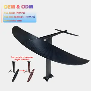Factory OEM Carbon GY1310 2100sqcm Surfing Foil Wing Free Mold Opening Front and Rear Design for Surfing Enthusiasts hydrofoil