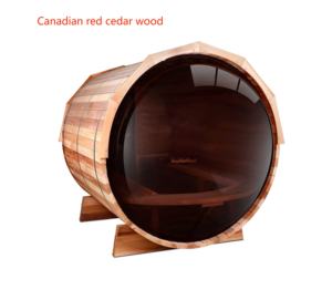 Sauna extérieur moderne en bois de pruche massif BAIYAO BY-5002S avec panneau de commande informatique, vapeur humide pour 2 à 4 personnes - Product Image 5