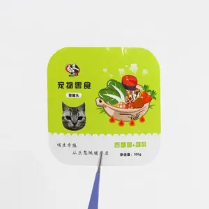 Waterproof Adhesive Sticker Pet Food Labels Coated Paper Synthetic Paper PP Label Stickers Can Labels