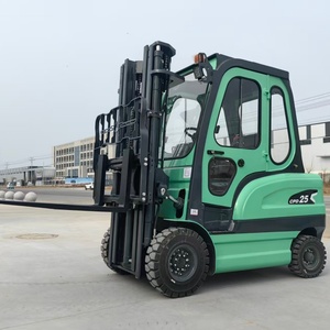 Sıcak Fırsat Kapalı Kabinli Dört Tekerlekli 2.5 <span class=keywords><strong>Ton</strong></span> Yüksek Verimli Lityum Bataryalı Forklift <span class=keywords><strong>4.5</strong></span> m Triplex Mastlı - Product Image 3