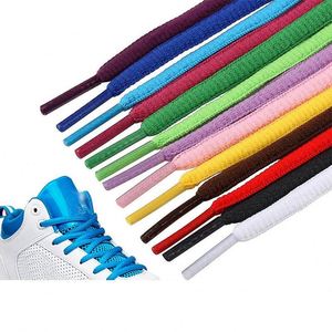 เชือกรองเท้ารูปไข่ หลายสี แบบครึ่งวงกลม สำหรับรองเท้ากีฬา/วิ่ง - Product Image 1
