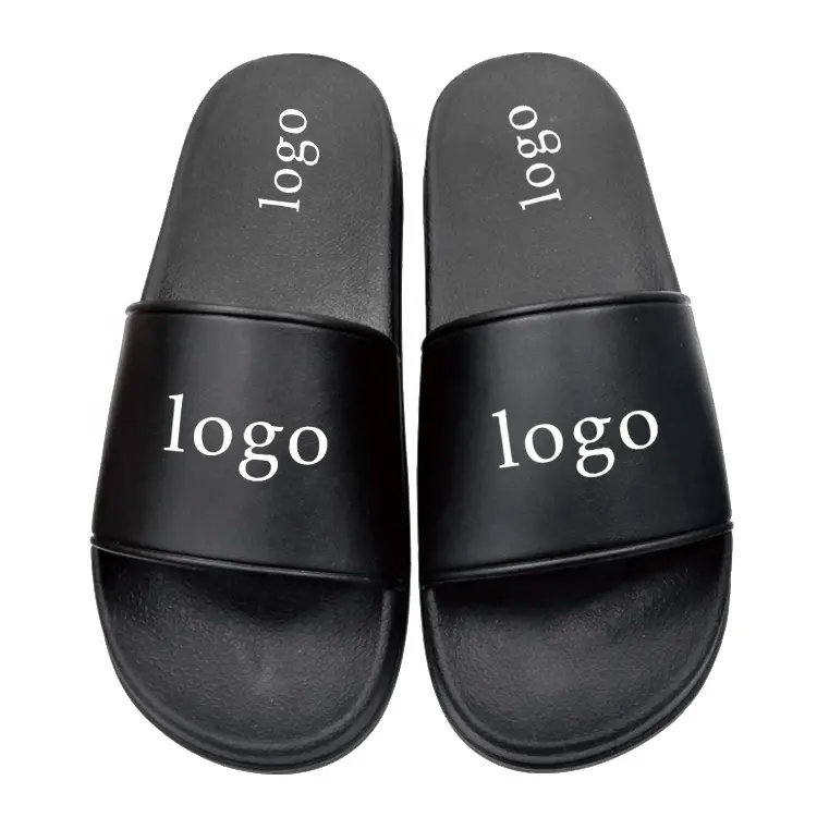 2020 Siap untuk Kapal Baru Fashion Slide Cepat Logo Kustom dengan MOQ Wanita Sandal Sandal