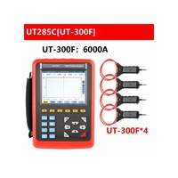 Analyseur de qualité d'énergie triphasé de qualité industrielle UT285C UT-008 (pince ampèremétrique 10A) / UT-300F (pince ampèremétrique 6000A) UT/UN