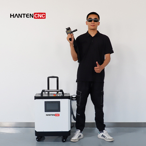 Machine de nettoyage au laser pulsé CNC <span class=keywords><strong>HANTEN</strong></span> 2024, machine de décapage de la rouille pour les surfaces métalliques et le bois - Product Image 1