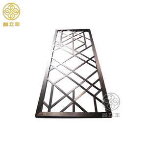 Modern house metal partition dividers metal home divider cnc wall saperator