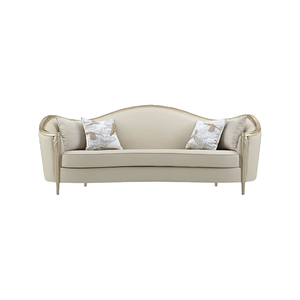 Bộ ghế <span class=keywords><strong>sofa</strong></span> da cao cấp hiện đại Caracole dành cho biệt thự, khung gỗ cong, đệm mút, nội thất phòng khách gia đình - Product Image 6