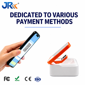 Escáner de Códigos de Barras 2D Inalámbrico JR P50 con Bluetooth 2.4G, <span class=keywords><strong>USB</strong></span>, Detección Automática y Modos de Escaneo Continuo para Logística y Entrega Express - Product Image 1