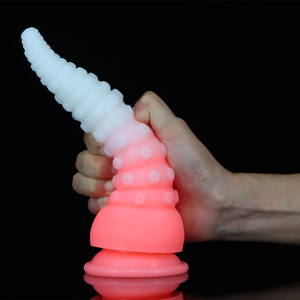 Lumineux Tentacule Animal Dilatation Anale Gode G-Spot Liquide Silicone Monstre Développer <span class=keywords><strong>Anal</strong></span> Butt Plug Pour Les Femmes Dispositif De Masturbation - Product Image 5