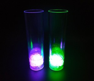 Creative Flash Party Juice Straight <b>Tube</b> Luminous Induction Lamp Cup Bar <b>LED</b> Colorful Long Cup - Product Image 2