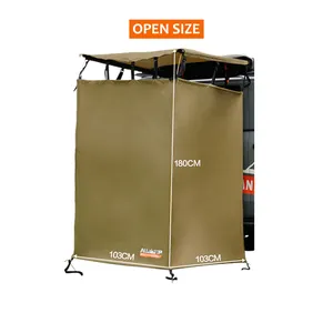 Tente de douche 4x4 étanche de haute qualité pour Camping extérieur voiture privée salle de bain auvent tente de douche tout terrain
