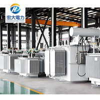 Transformateur de distribution d'énergie électrique immergé dans l'huile ONAN Dyn11 800KVA 20kv 22kv 380V Trois Afrique du Sud Hongda S9 50/60Hz