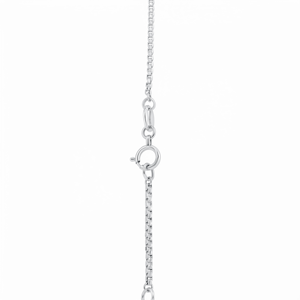 Elegant Octagonal Box White Pt950 Fine Link <b>Chain</b> Necklace Unisex Daily Wear Gift Luxury Platinum Jewelry - Product Image 6