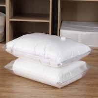 Couette en plastique nylon à double fermeture éclair sac de rangement réutilisable couette couette sacs de rangement sous vide couette réutilisable sac organisateur de vêtements