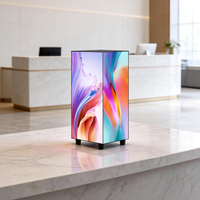 Écran d'affichage LED couleur pleine gamme COB intérieur/extérieur IP65, taille personnalisable, boîte lumineuse publicitaire en aluminium moulé sous pression pour