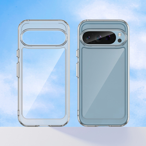 Para <span class=keywords><strong>Pixel</strong></span> 9 Pro Clear Case 2024, funda trasera de acrílico duro de parachoques de gel de TPU suave colorida 2 en 1 funda de teléfono para Google <span class=keywords><strong>Pixel</strong></span> 9 Pro - Product Image 6
