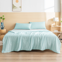 Couverture de refroidissement pour lit couette de climatisation soyeuse couette d'été de glace refroidie légère avec tissu froid et de refroidissement double face