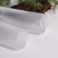 Flacon pulvérisateur vide mat de luxe en PET, bois et plastique, 100ml, 120ml, 150ml, 200ml, pour nettoyant visage cosmétique, parfum, brume corporelle, spray capillaire