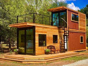 Luxury Two Story 20FT Foldable Flat Pack Container House Used for Office - Product Image 5