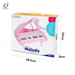 Chengji niños instrumento juguete canto micrófono divertido plástico teclado musical eléctrico mini <span class=keywords><strong>piano</strong></span> de cola para la venta - Product Image 6