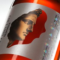 Etiquetas Adhesivas de Papel Perlado con Brillo Localizado Premium, Estampado en Relieve, con Acabado Rascable, Personalizadas para Botellas de Whisky