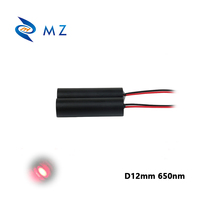 Nouveau module de pointeurs laser rouges compacts mini 12 mm 650 nm 10 mW en aluminium pour entraînement APC industriel, point rouge pour ciblage longue distance