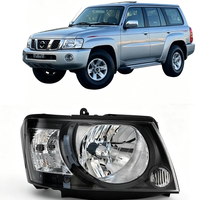 Accessoires automobiles YBJ, phares avant LED, amélioration de l'éclairage extérieur pour Nissan Patrol Y61 noir 2004-2015, phare Y61