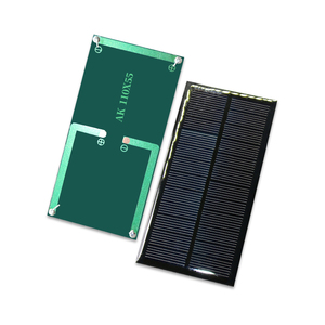 AK แผงโซลาร์60MA สี่เหลี่ยมขนาดเล็ก<span class=keywords><strong>12V</strong></span> 110X55mm อีพ็อกซี่ประสิทธิภาพ20% CE ROHS สำหรับชาร์จแบตเตอรี่พลังงานธนาคารไฟ LED - Product Image 2