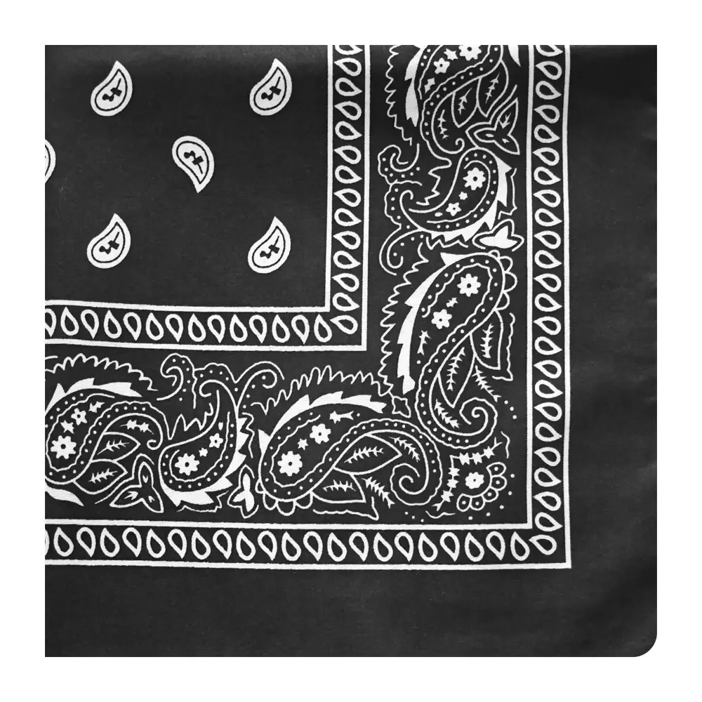 Cashewbloem Eenzijdige Bedrukking Vierkante Bandana Op Maat Gemaakte Polyester Sjaal Voor Dames Veelzijdige Zakdoek Voor Buiten