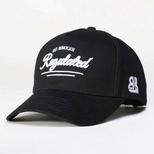 Casquettes de baseball structurées unisexes personnalisées en coton Dobby à 5 panneaux, de haute qualité, bicolores, avec logo brodé, pour le sport – Vente en gros - Product Image 4