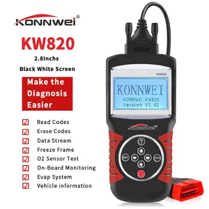 KW820 Car Diagnostic Tool kw 820 EOBD OBD2 Vehicle Engine Code Reader Fault Scanner Car Diagnostic Tool KONNWEI