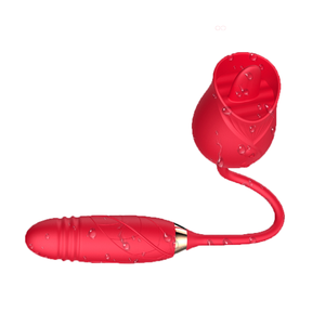 Bloem Schaduw Seksspeeltje Kut Anale Plug <span class=keywords><strong>Vagina</strong></span> Vibrerende Ei Likken Tong Rose Vibrators Met Tong Voor Vrouwen - Product Image 6