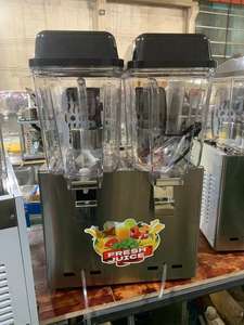 موزع عصير كهربائي من الفولاذ المقاوم للصدأ مع خزانين، آلة مشروبات أوتوماتيكية - Product Image 2