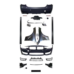 Kit Carrozzeria M3 per BMW Serie 3 F30/F35 2012-2018 - Aggiornamento a Stile M3: Minigonne Laterali, Griglia, Labbro Anteriore, Paraurti Anteriore - Alta Qualità Stile M - Product Image 2