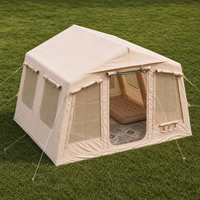 Carpa Inflable para Exteriores para 5 Personas, 13.68 m², Oxford, Camping, Estructura de Aire, Montaje Rápido, Personalizable, Venta al Por Mayor