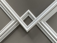 Moldura de Techo de Alta Calidad, Diseño Moderno, Decoración de Pared de Poliestireno, Ligera, Duradera y Ecológica para Hoteles