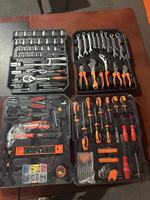 Ensemble d'outils de réparation automobile professionnel de 186 pièces, boîte en aluminium, kits de clés à douilles avec étui rigide, Caja De Herramientas