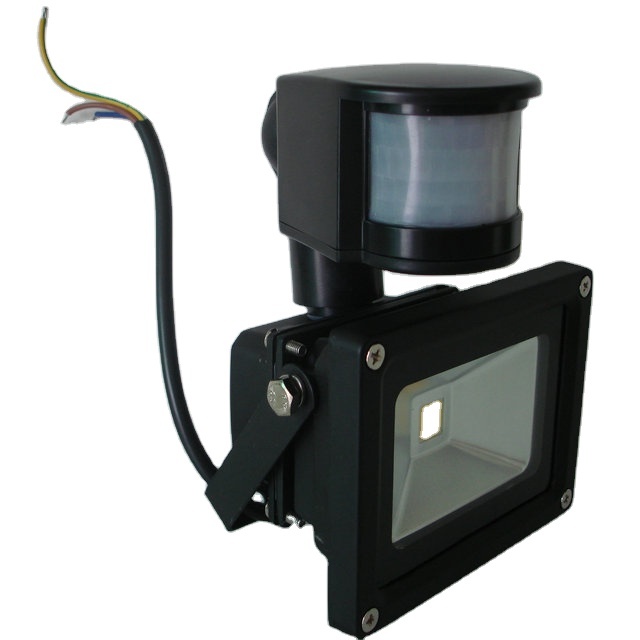 Outdoor PIR Motion Sensor Light 10W Led Flood Light AC 110V 220V DC 12V 24V Flooding Lights Lamp