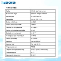 TP3100 PH/ORP Analyzer Adopts Potentiometric Analysis Method Fast Response Accurate Measurement Easy Operation Water Quality