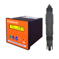Sonde pH à immersion en PPS, capteur de température PT1000, plage 0-14pH, en plastique noir anti-corrosion, pour mesure de la qualité de l'eau