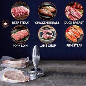 Penjualan Terbaik pelunak daging reversibel dan penumbuk daging dua sisi penghalus daging alat persiapan pelaut - Product Image 6