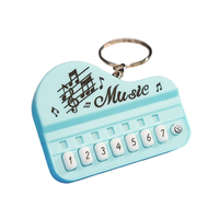 Portable Miniature Piano Modèle Porte-clés Interactif Son Jouet pour Enfants Dessin Animé Style Éducatif Cadeau Console De Jeu