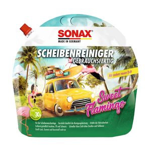 Limpiador de Vidrios Sweet Flamingo 3L, el Más Vendido, Listo para Usar, con Aroma Frutal Único para el Cuidado de Vidrios de Automóviles - Product Image 1