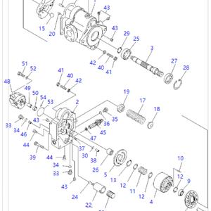 Bomba Hidráulica PC20MR-2 PC20MR-3 PC22MR-3 para Excavadora KOMATSU, Repuestos 22K-60-21301, Bomba de Pistones Axiales Principal - Product Image 2