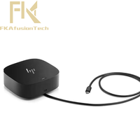 Stasiun Docking Laptop G5 5TW10AA dengan Adaptor Daya 120W USB 3.0 untuk HP 2.0 8 Port 4 Dukungan Layar