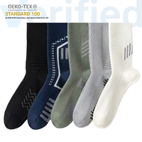Chaussettes de basketball pour jeunes, personnalisées avec logo OEM, mi-mollet, athlétiques, épaisses, en tissu éponge, tricotées, rembourrées, antidérapantes et respirantes