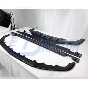 Labio delantero para Bentley Continental GT GTC 2018-Actualización de fibra de carbono seca de estilo de velocidad 2024 - Product Image 2