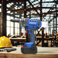 Pistolet à rivets aveugle sans fil HERZO 20V Outils électriques portables alimentés par une batterie Li-ion