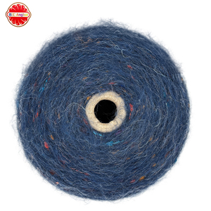 38% acrílico 49% poliéster 8% lana 5% Lin1/2.4NM <span class=keywords><strong>Mohai</strong></span> nudo hilo teñido patrón para suéteres de punto - Product Image 6