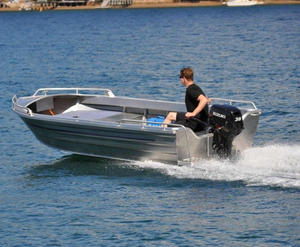 Gommone <span class=keywords><strong>da</strong></span> <span class=keywords><strong>pesca</strong></span> con scafo profondo in alluminio 4.2m - Product Image 4