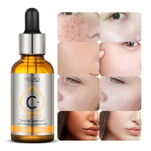 Private Label Natural Organic Anti aging Wrinkle Remove Dark Spots whitening Moisturizing Vitamin C Serum